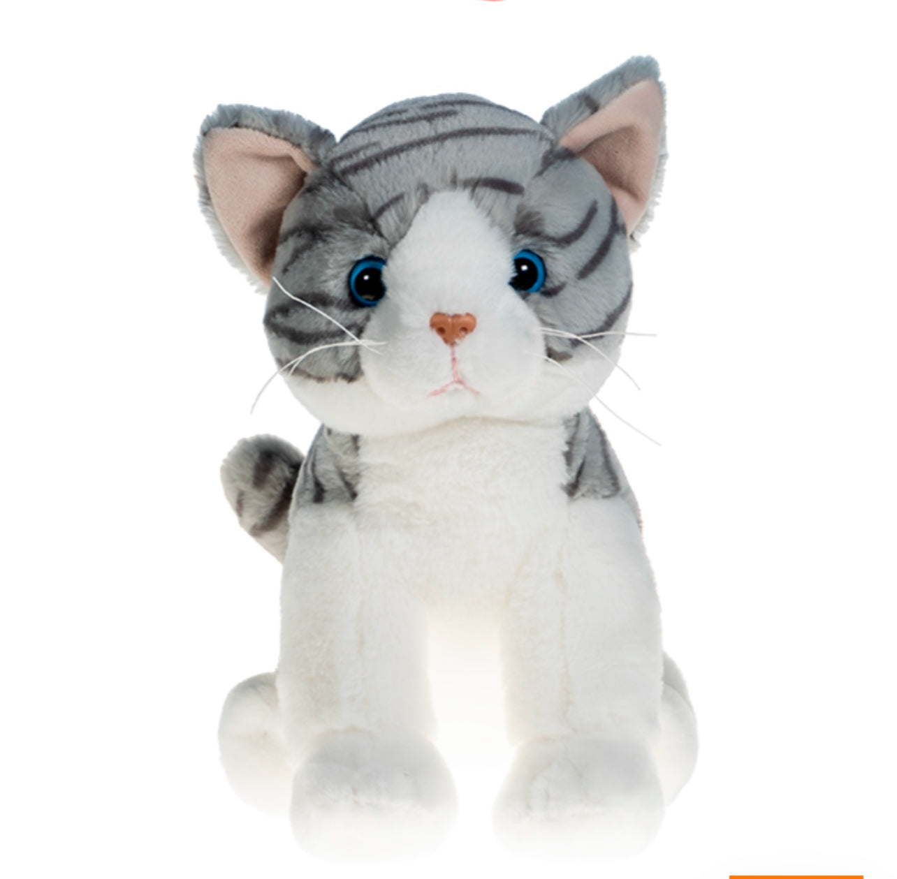 15 Inch Recordable Gray and white Kitty - BeaRegards