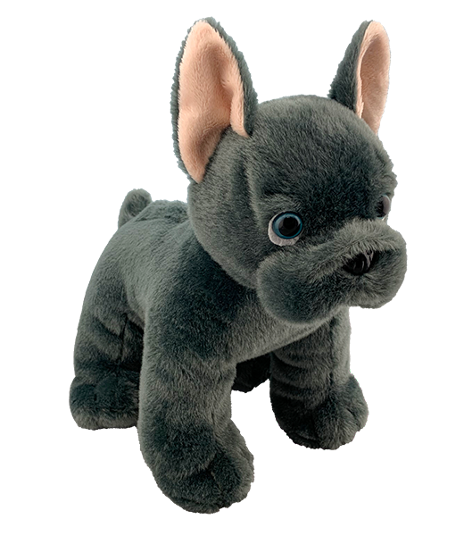 8 Inch recordable FRENCH BULLDOG with 20 second digital recorder