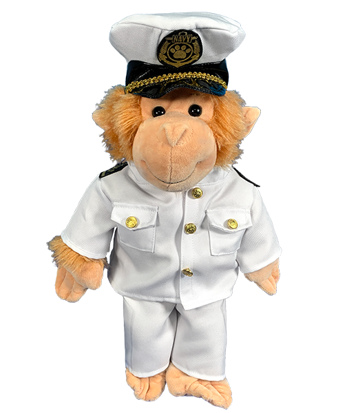 NAVY Recordable Talking 15 inch bear - BeaRegards