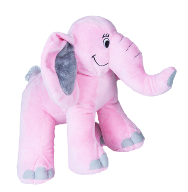 15 Inch Recordable Pink Elephant - BeaRegards