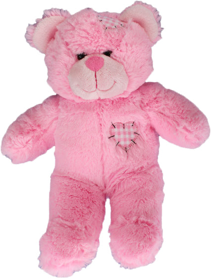 8 inch recordable PINK patch bear - BeaRegards