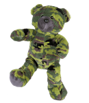 15 inch Recordable Camo Military Bear - BeaRegards