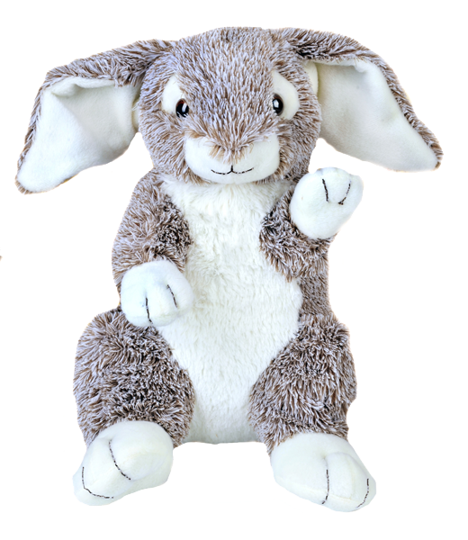15 Inch Grey Easter Bunny Unstuffed Animal Kit - BeaRegards