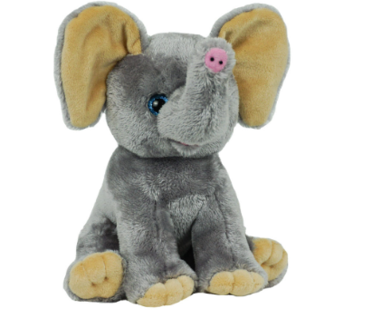 8 Inch Recordable  Elephant with 30 second digital recorder - BeaRegards