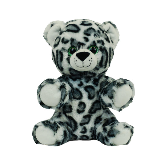 8 Inch Recordable  white Snow Leopard - BeaRegards