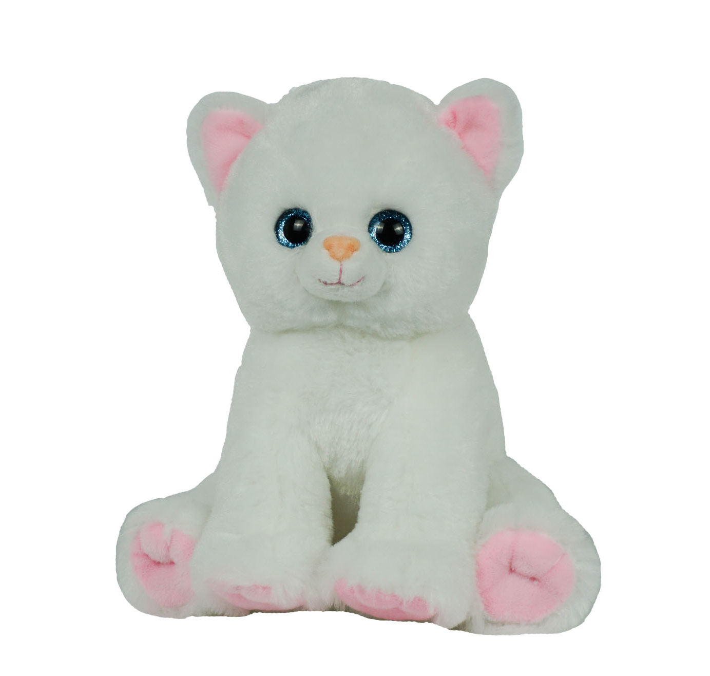 8 Inch recordable white kitty - BeaRegards