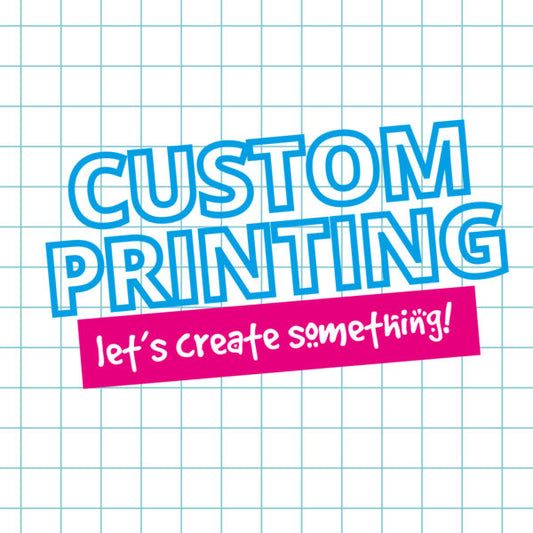 Custom shirt printing set up
