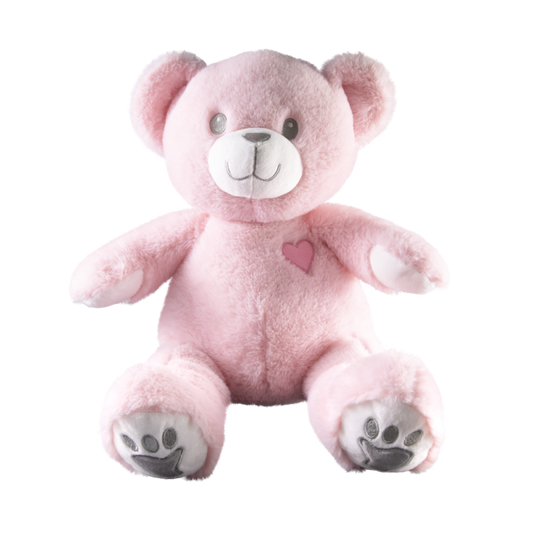 16 Inch Recordable BABY PINK teddy bear