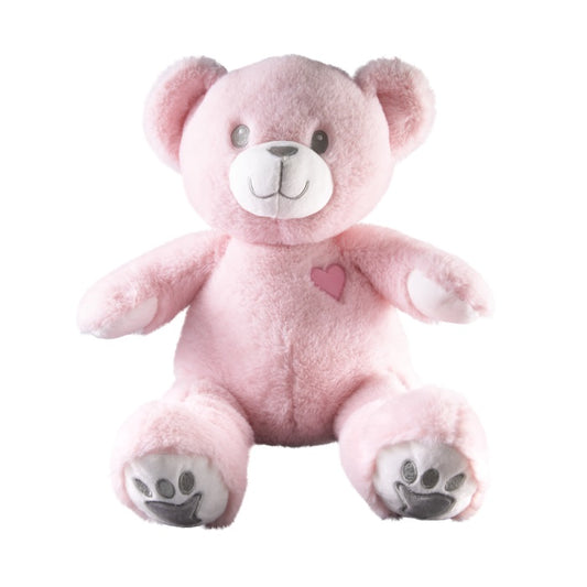 16 Inch Recordable BABY PINK teddy bear