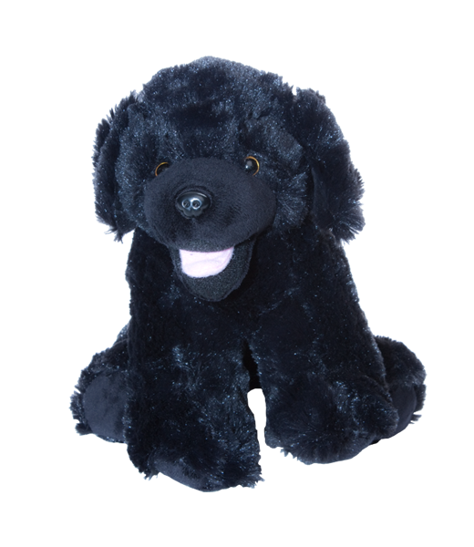 8 inch recordable BLACK lab puppy - BeaRegards