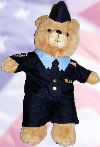 US Air Force Recordable Talking 15 inch bear - BeaRegards