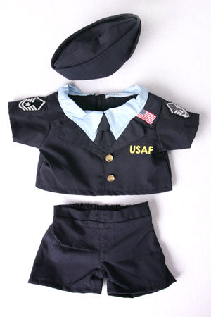 Teddy bear Air Force Uniform, USAF Bear (fits 15-16" animal) - BeaRegards