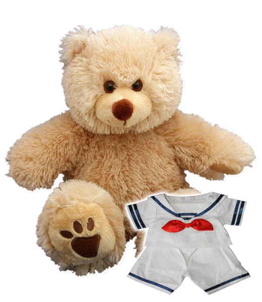 NAVY Recordable Talking 15 inch bear - BeaRegards