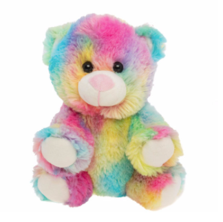 8 Inch Recordable Rainbow Bear with 30 second digital recorder - BeaRegards
