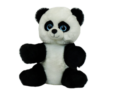 8 Inch Recordable Panda with 30 second digital recorder - BeaRegards