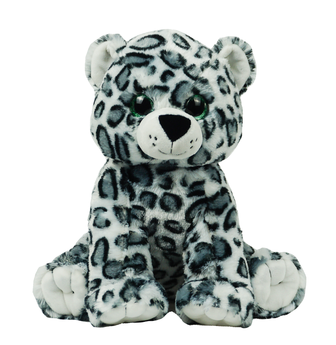 15 Inch Recordable Snow Leopard - BeaRegards