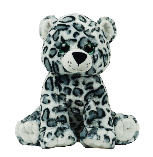 15 Inch Recordable Snow Leopard - BeaRegards