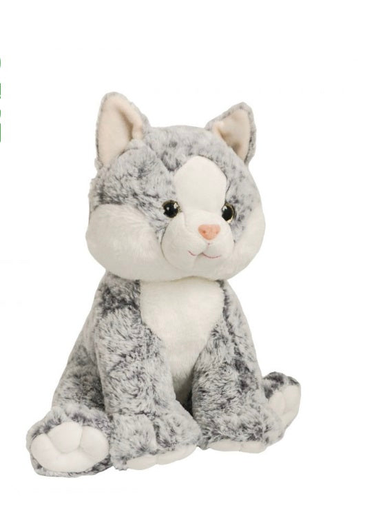 15 Inch Recordable Gray/White Kitty Cat